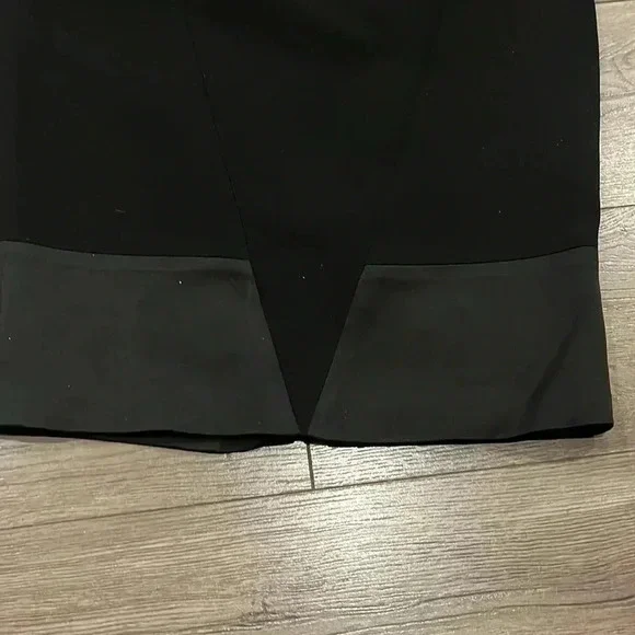 [US2]Karen  Millen Black Wool Blend Pencil Knee Skirt - Picture 3 of 9